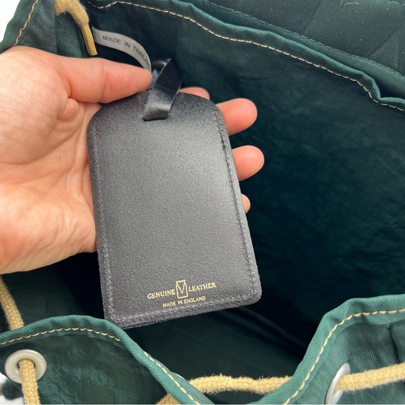 Kipling Backpack with Monkey Keychain. Color Hunter green - Picture 8 of 9